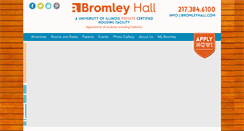 Desktop Screenshot of bromleyhall.com