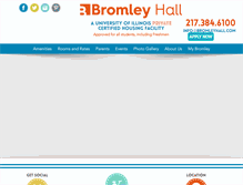 Tablet Screenshot of bromleyhall.com